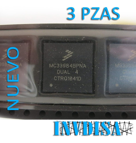 3pzas Integrado Automotriz Mc33984bpna Original - N U E V O