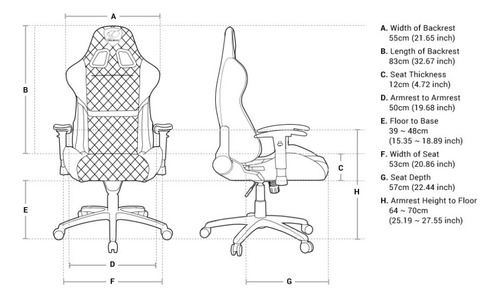 Silla Gamer Cougar Armor One Royal Hasta 120 Kg Pcm