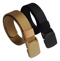 Comprar Kit 2 Cintos Sport Tático Nylon Cu002F Elástico 1 Ocre E 1 Preto