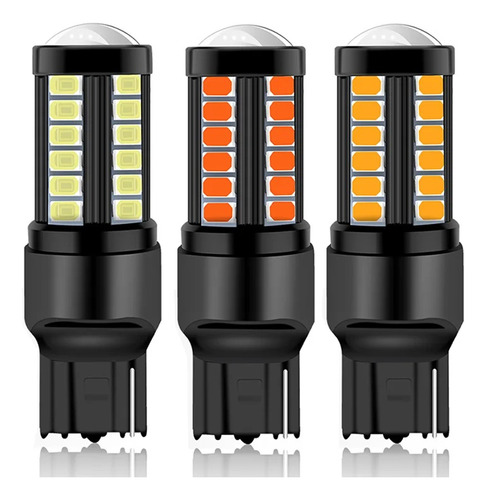 Par Ampolletas Led T20 7440 W21w Wy21w Blanco 12v-24v 33 Led