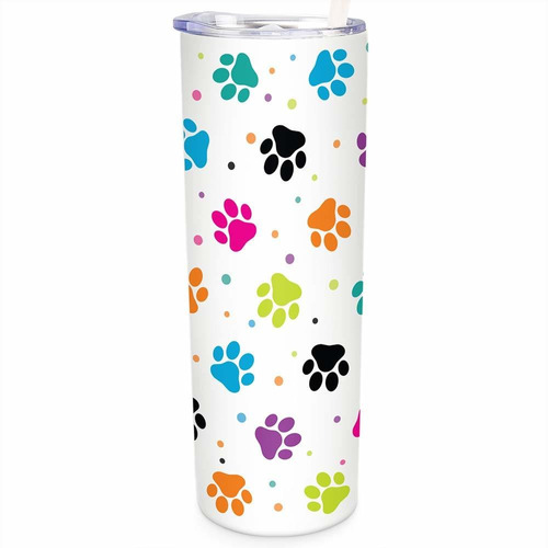 Sassycups Vaso Para Perro Popote Delgado Acero Inoxidable Al