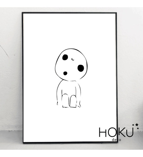 Imagen 3 de 5 de Cuadro 20x30 Películas Para Colgar Ghibli Miyazaki