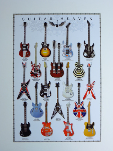 Poster Guitarras Famosas 