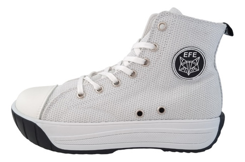 Tenis Mujer Plataforma Bota Botines Casual Efe 231104 Plata