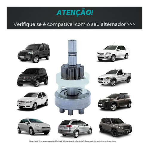 Impulsor De Partida Fiat Mobi 2017/..10 Dentes Denso - Z1877