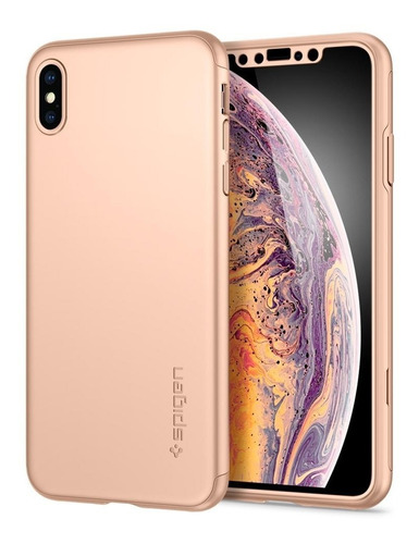 Funda Spigen De Lujo Thin Fit 360 Para iPhone XS Max