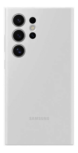 Samsung Galaxy S24 Ultra Silicone Case Blanco Dimm
