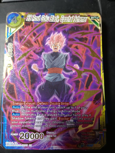 Ss Rose Goku Black, Epochal Sche Carta Dragon Ball Brillante