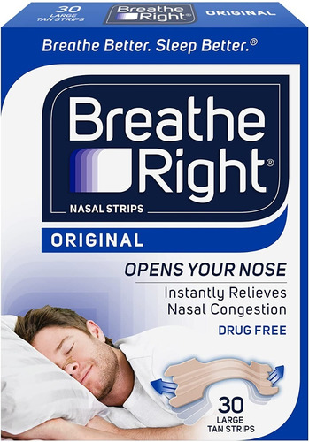 Increíbles Tiras Nasales Breathe Right. U S A