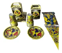 Comprar Kit Del América Para Fiesta De 20 Personas Amarillo Club América Club América