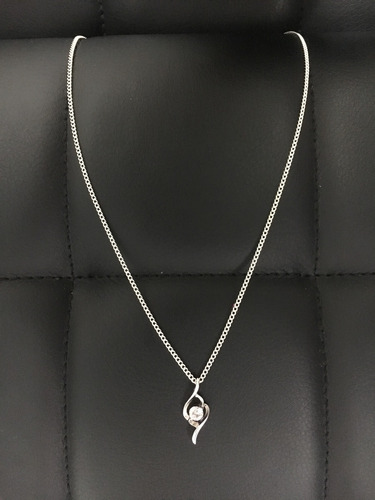 Cadena Plata 925 + Dije Sol De Amor + Piedra