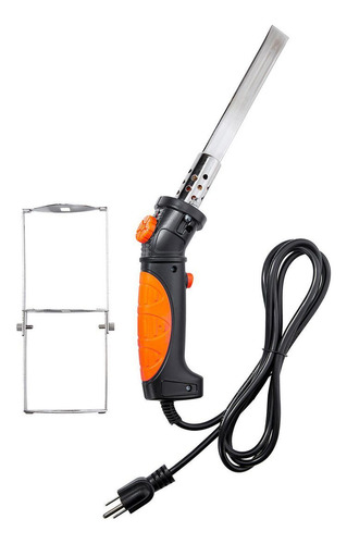 Cuchillo Electrico Caliente Color Negro Naranja
