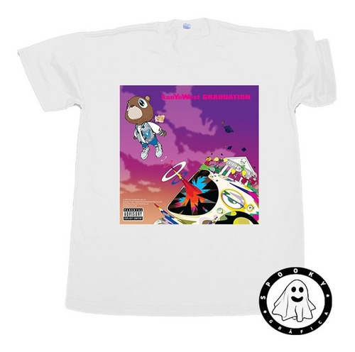 Remera Kanye West- Graduation Algodón Rap Hip Hop