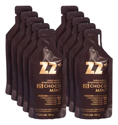 Energy Gel Z2+ Choco Mint Box 10 Unidades Sachê 40g