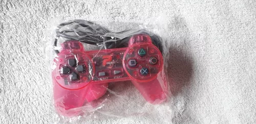 Controle Playstation 1 Ps One Novo PLayers Rosa - Black Games