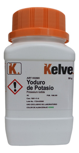 Yoduro De Potasio R. A. 50 G Kelve K5395