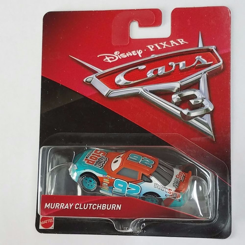 Cars 3 Mattel Corredor 92 Murray Clutch  Metal 100% Orignal