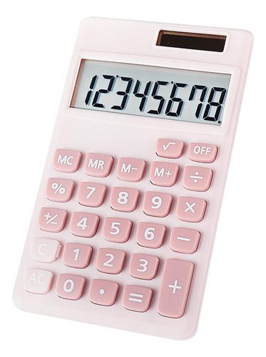 Mini Calculadora De Escritorio Seaciyan Rosa