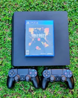 Playstation 4 Slim Cd Black Ops 4 Edition + 2 Controles