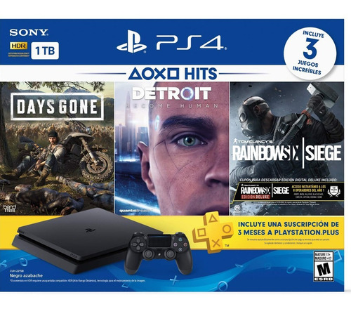 Consola Playstation 4 Ps4 Slim 1tb Hits Bundle 5