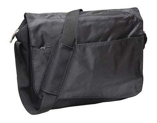 Bolso Cruzado Mediano Negro Porta Laptop Exodus Original