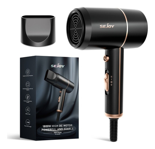 Secadora De Cabello Y Difusor Pelo Profesional 1800w Sejoy