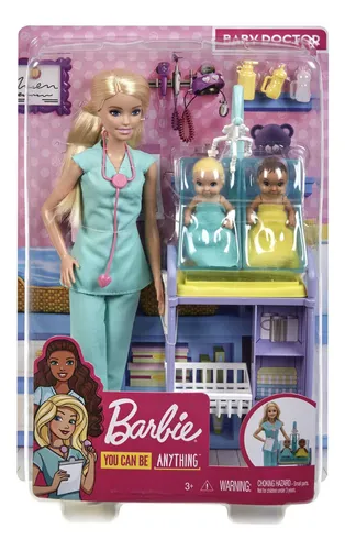 Barbie Careers Mu eca Y Juego De Beb Tema De M dico . Env o