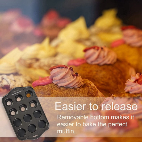 Pack De 2moldes For Mini Muffins De Tarta De Queso Con Fondo