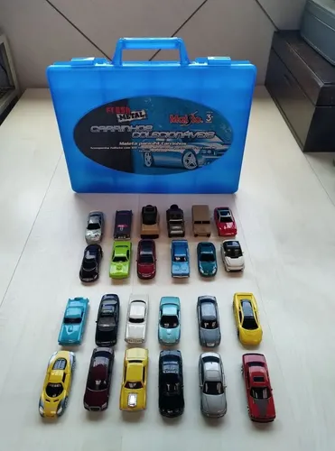 Coleção Incrível De 24 Carrinhos Maisto Com Maleta Especial