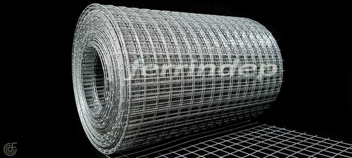 Tejido Metal Electrosoldado Malla Alambre 25x25mm 40cm X 13m