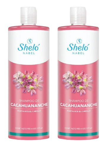 2 Pack Shampoo De Cacahuananche 950ml Shelo