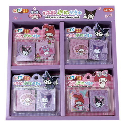 Minilibro Para Compartir, Cuaderno Colgante Sanrio, Cuaderno