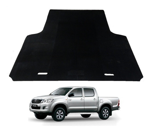 Tapete De Borracha Para Caçamba Hilux Cd 2005 A 2014 2015