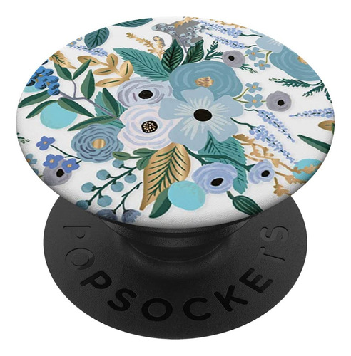 Popsockets Telefono Diseño Flor Para Fiesta Color Azul