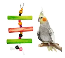 Comprar Juguetes Loros Cocotilla Madera Juego Percha Pajaros Jaula