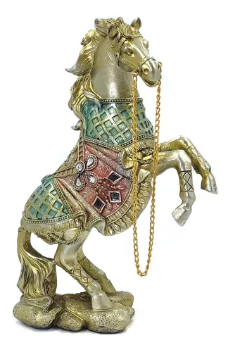 Estatueta Cavalo de Troia Resina - The Home - Estátua Decorativa