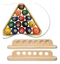 Comprar Suporte Para 6 Tacos De Sinuca Snooker Bilhar + Triângulo