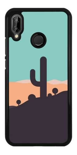 Funda Protector Para Huawei Desierto Sobra Cactus Arte N