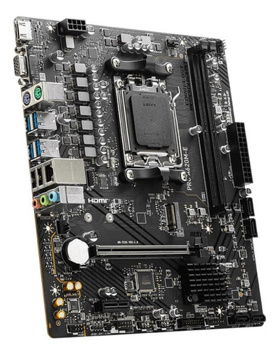 Placa Madre Msi Pro A620m-e, Am5, Ddr5, Pcie 4.0, M.2, Matx
