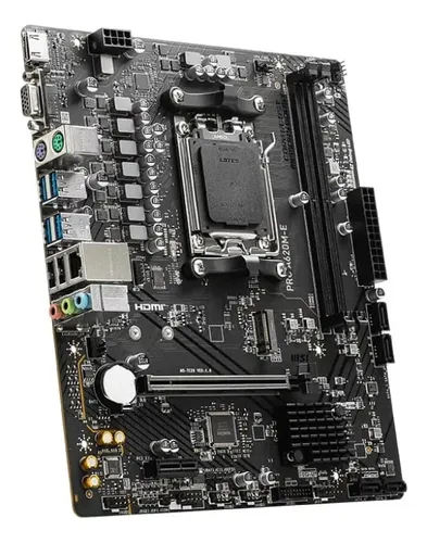 MSI マザーボードPRO A620M-E Placa Mãe Msi Pro A620m-e, Amd Am5, M-atx, 911-7e28-009 Preto