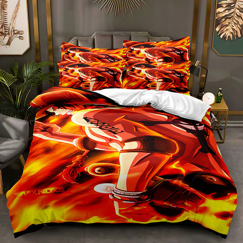 Juego De Ropa De Cama Doble De 3 Piezas, One Piece Ace