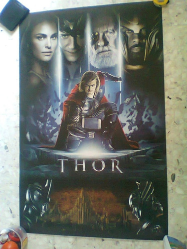 Thor Avengers Poster Marvel Comics (Usado)