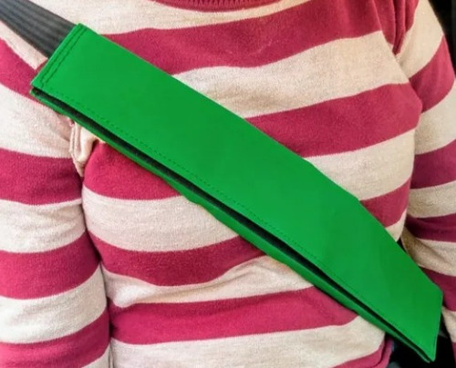 Par Protetor Cinto Segurança Adulto E Infantil Varias Cores Cor Verde
