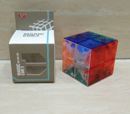 Cubo Rubik Marca Yj Yupo 2x2 Transparente  Manual De Patrone