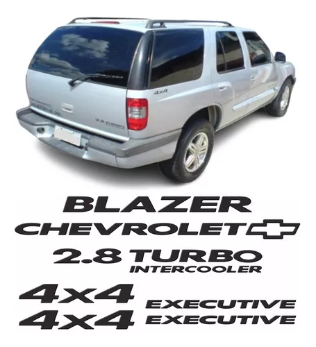 Kit Faixa Blazer Dlx Executive 1996/2000 4.3 V6 Adesivo Dourado