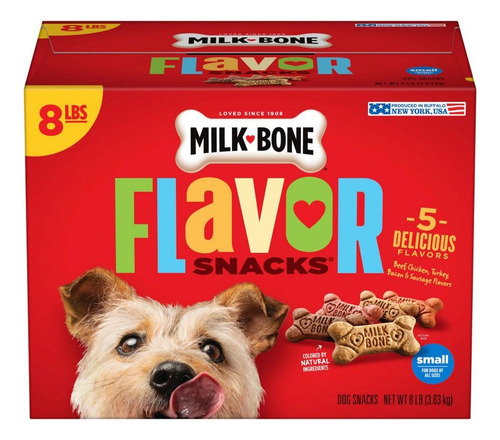 Croquetas De Premio, Small Snacks Para Perro Milk Bone, 8lbs
