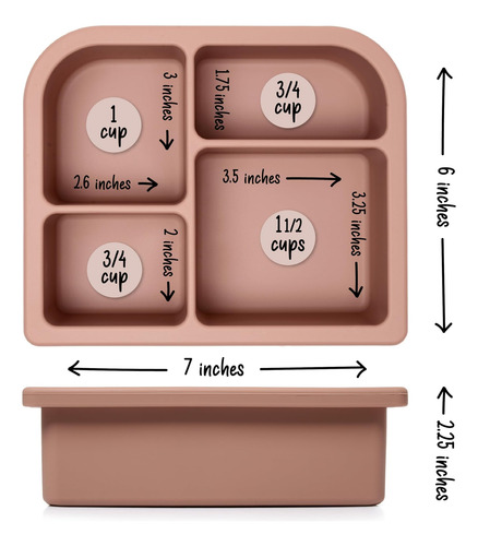 Primastella Snacktainer Caja Bento De Silicona - Fiambrera A