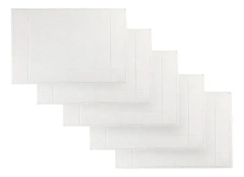 Kit 5 Piso Orium 680gr Hotelaria Karsten Branco Lisa