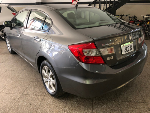 Honda Civic 1.8 Exs Full Full Cuero Techo 2013 Financiamos