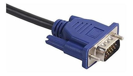 Vc6015ak Blue Svga Super Vga Monitor 15pin Cable Extension